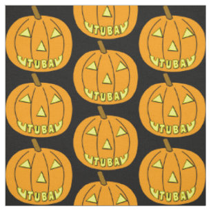 Tuba Halloween Pumpkin Stoff