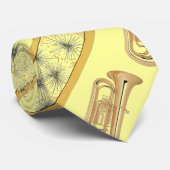 Tuba-Hals-Krawatte und Kunst Nouveau Muster Krawatte (Gerollt)