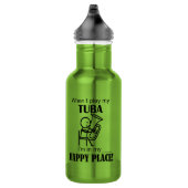 Tuba Happy Place Edelstahlflasche (Rechts)