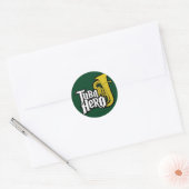 Tuba_hero Runder Aufkleber (Umschlag)