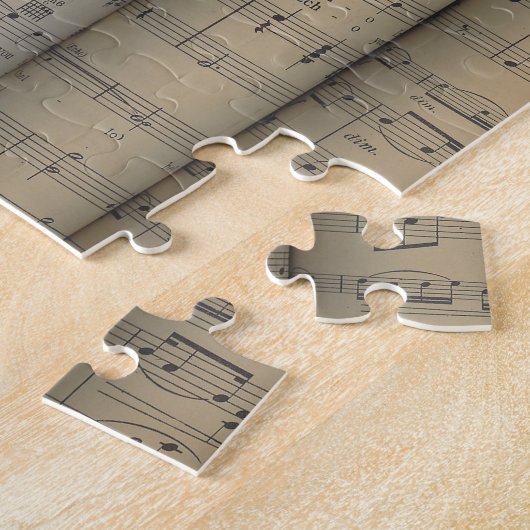 Tuba ~ Hintergrundmusik von Noten in Rollen ~ Musi Puzzle (Seite)