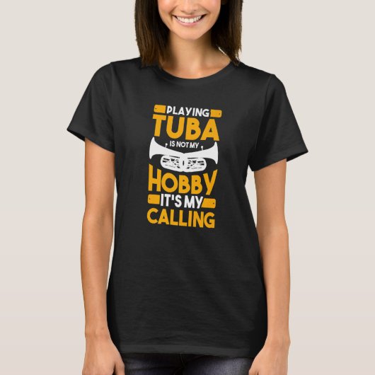 Tuba Hobby Tuba Player T-Shirt (Vorderseite)