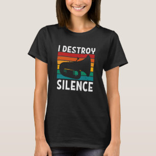Tuba - Ich zerstöre den Silence Tuba Player T-Shirt