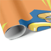 Tuba Instrument Glossar Wrapping Paper Geschenkpapier (Rolleneckpunkt)