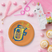 Tuba Instrument Paper Teller (Party)