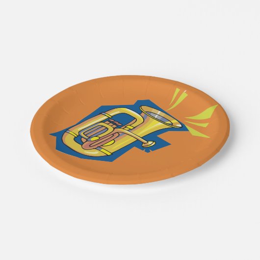 Tuba Instrument Paper Teller (Schrägansicht)