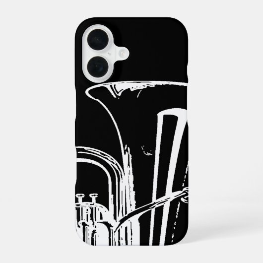 Tuba iPhone 16 Hülle (Rückseite)