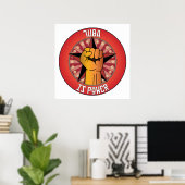 Tuba ist Power Poster (Heimbüro)