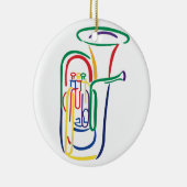 Tuba-Kontur Keramik Ornament (Rechts)