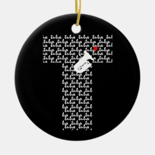 Tuba Letter T Keramikornament
