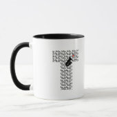 Tuba Letter T Tasse (Links)