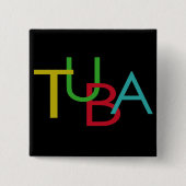 TUBA Letters Button (Vorderseite)