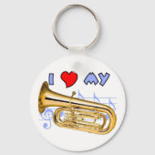 Tuba Liebe Schlüsselanhänger (Vorderseite)