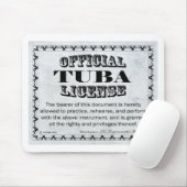 Tuba-Lizenz Mousepad (Mit Mouse)