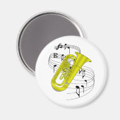 Tuba Magnet (Vorderseite/Rückseite)