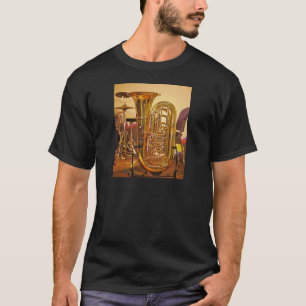 Tuba-Messinginstrument T-Shirt