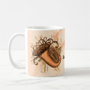 Tuba-Mug mit Wirbel Kaffeetasse