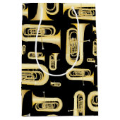 Tuba Music Teacher Mittlere Geschenktüte (Vorderseite)