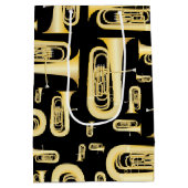 Tuba Music Teacher Mittlere Geschenktüte (Rückseite)