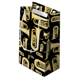 Tuba Musician Band Teacher Medium Geschenktasche Kleine Geschenktüte