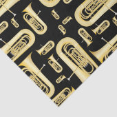 Tuba Musician Band Teacher Tissue Seidenpapier (Detail)