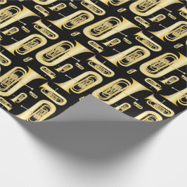 Tuba Musician Band Teacher Wrapping Paper Geschenkpapier