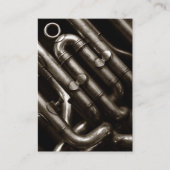 Tuba Musicians Visitenkarte (Vorderseite)