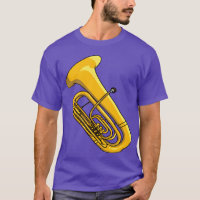 Tuba Musikinstrument für Musikliebhaber lustig