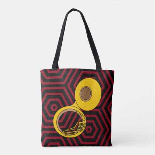 Tuba Musikinstrument Tasche (Rückseite)