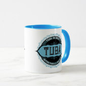 Tuba-Musiknote Tasse (VorderseiteRechts)