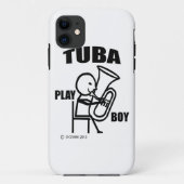 Tuba Play Boy Case-Mate iPhone Hülle (Rückseite)
