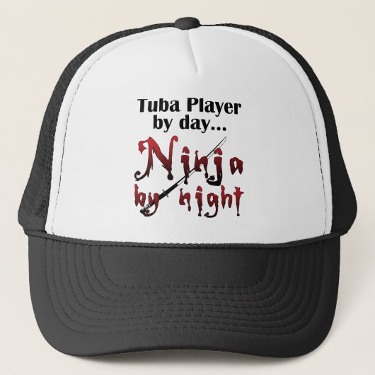 Tuba Player by Day... Truckerkappe (Vorderseite)