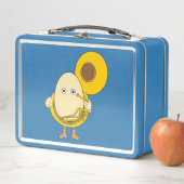 Tuba Player Egghead Metall Brotdose (Beispiel)
