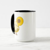 Tuba Player Egghead Tasse (Vorderseite Links)