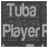 Tuba Player Extraordinaire Stoff (Nahaufnahme)