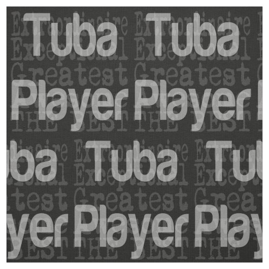Tuba Player Extraordinaire Stoff (Muster)