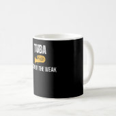 Tuba Player Geschenke| Tuba Marching Band Tubist Kaffeetasse (VorderseiteRechts)