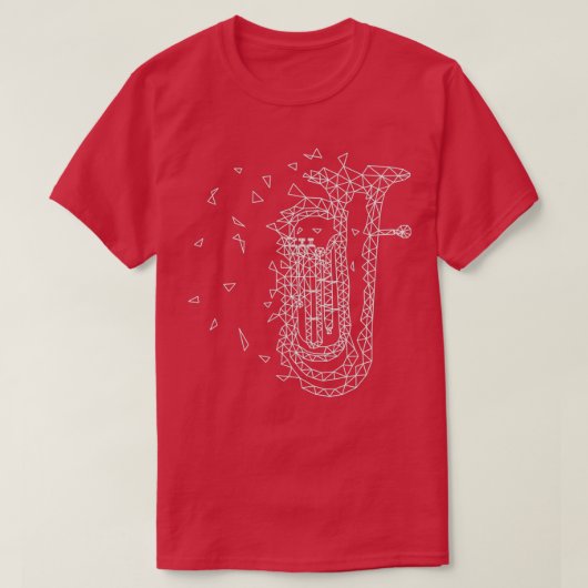 Tuba Player Geschenkidee  T-Shirt (Design vorne)