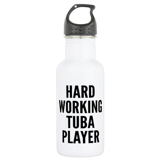 Tuba Player Trinkflasche (Vorderseite)