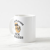 Tuba Players Kick Brass Funny Music Pub Kaffeetasse (Vorderseite Links)