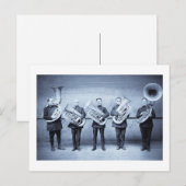 Tuba Polizisten Postkarte (Vorne/Hinten)