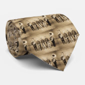 Tuba-Polizisten (Sepia) Krawatte (Gerollt)