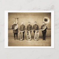 Tuba-Polizisten (Sepia)