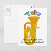 Tuba! Postkarte (Vorne/Hinten)