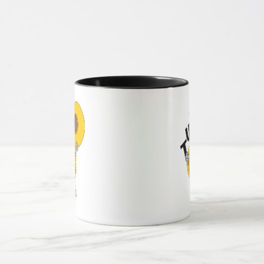 Tuba Robot Text Tasse (Zentrum)