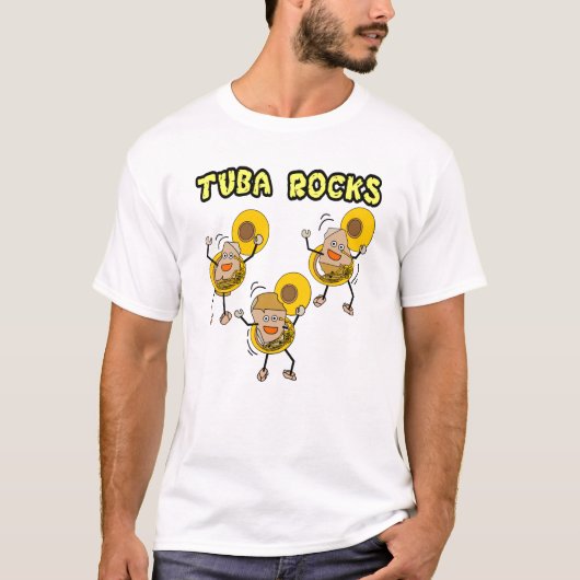 Tuba Rocks T-Shirt (Vorderseite)