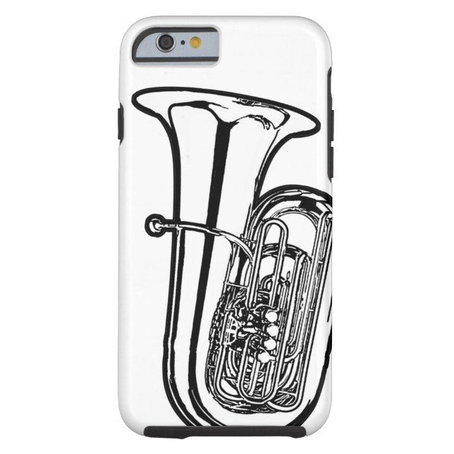 Tuba schmückte iPhone 6 Fall Case-Mate iPhone Hülle (Rückseite)