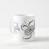 Tuba-Silber und Anmerkungen Kaffeetasse (Vorderseite Links)