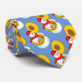 Tuba Snowman Krawatte (Gerollt)