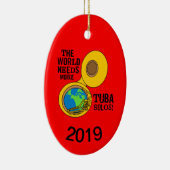 Tuba Solos Keramik Ornament (Rechts)